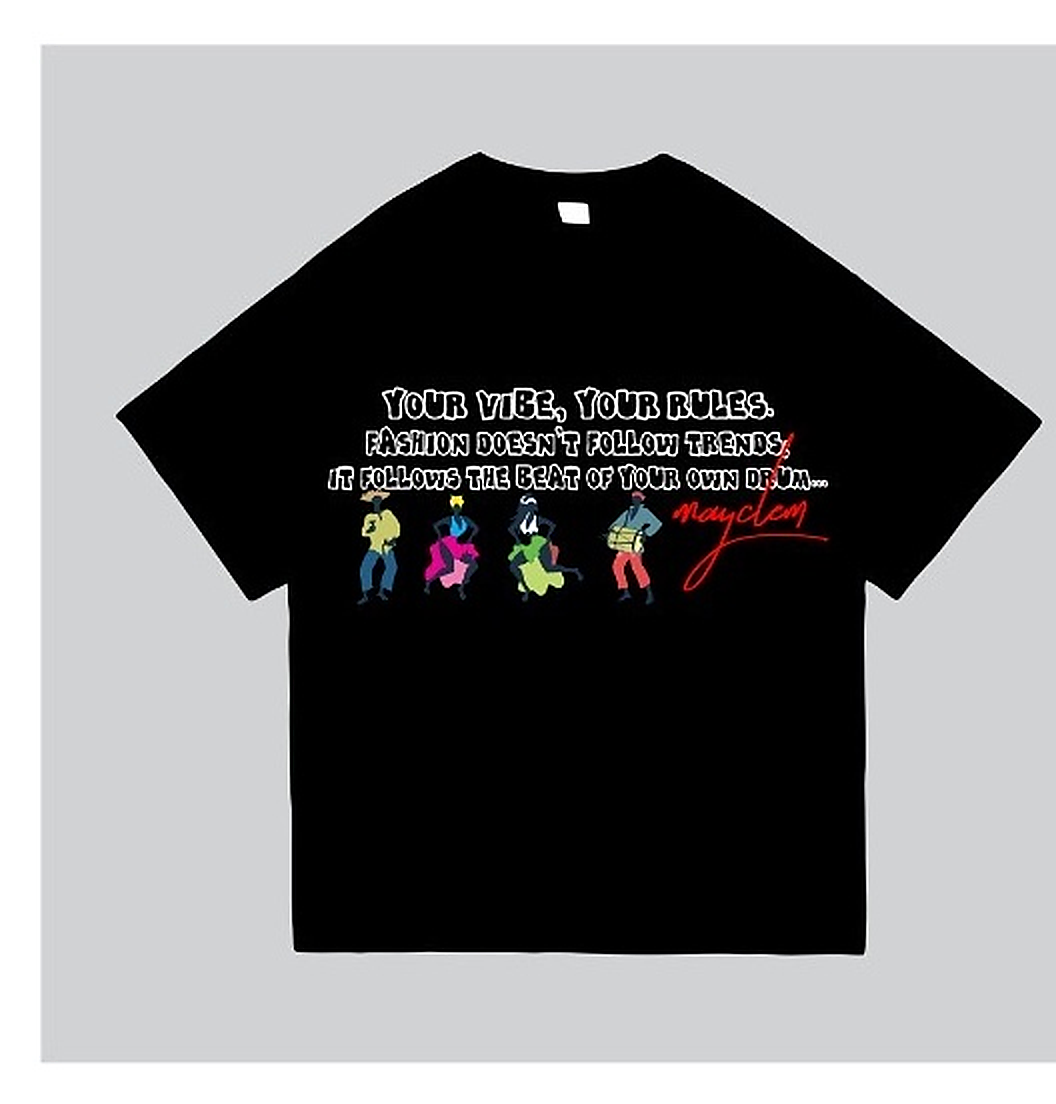 MAYCLEM Vibe Tee black front