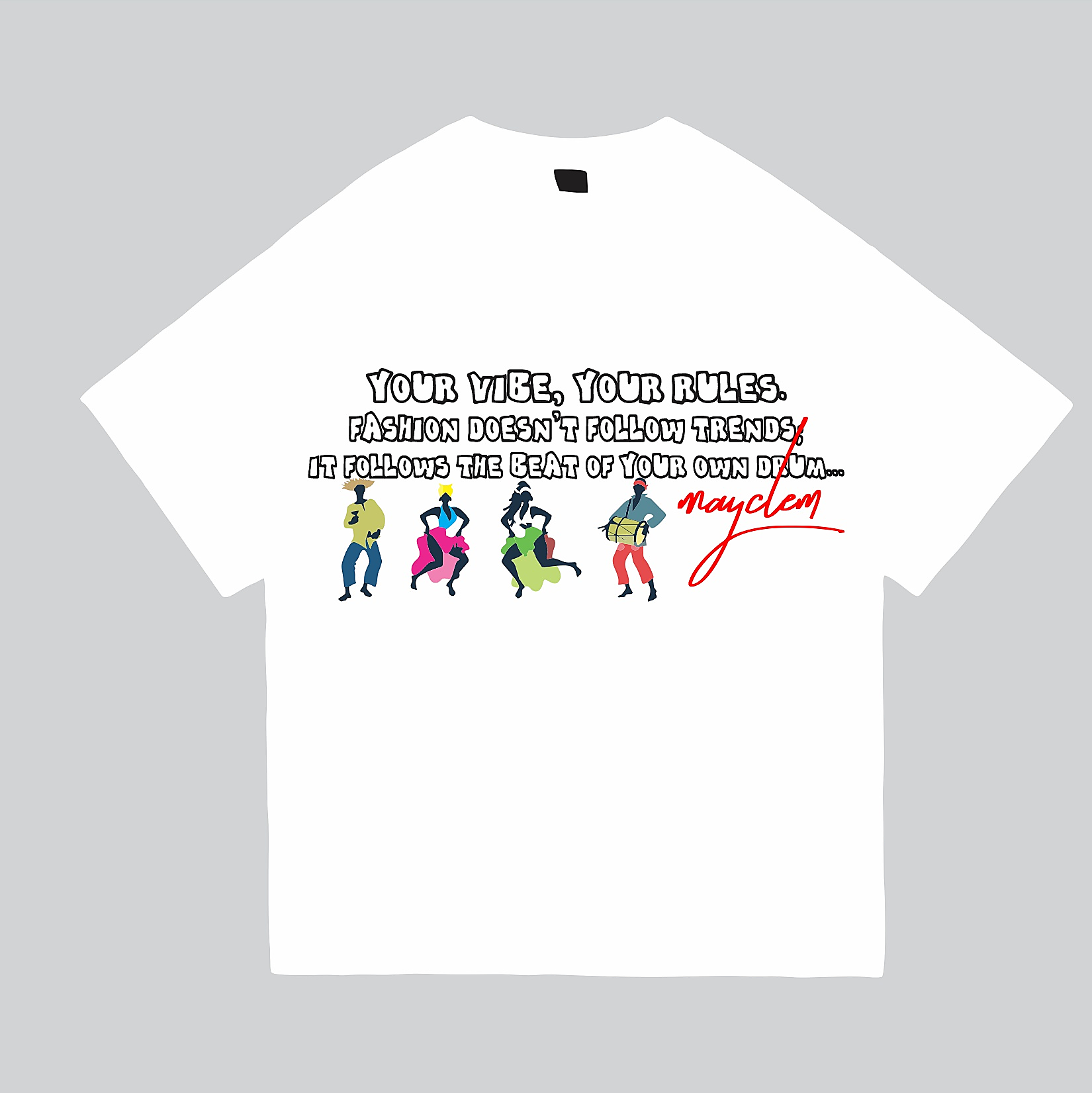 MAYCLEM Vibe Tee white front